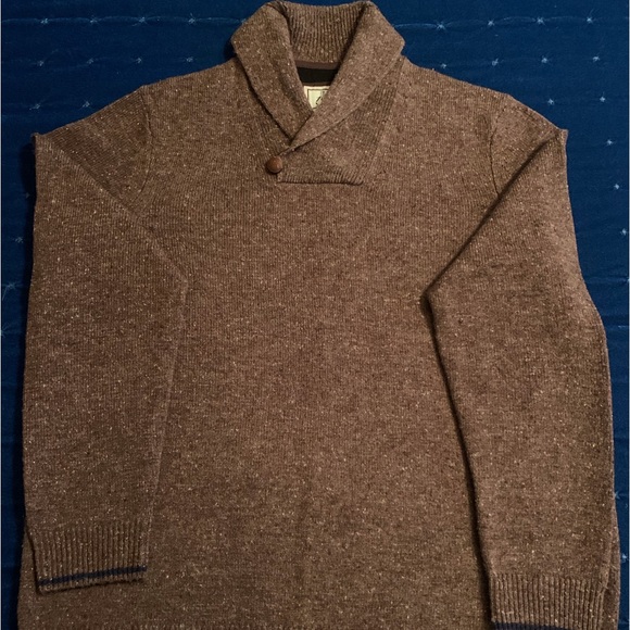 Jos A Bank Shaw Collar Sweater - Picture 3 of 7